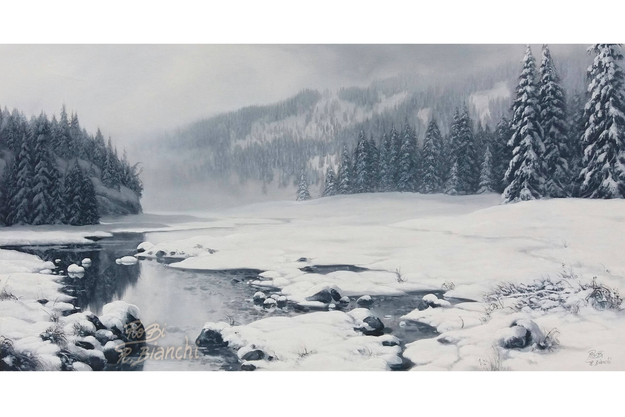 Roberto Bianchi pitture paesaggi