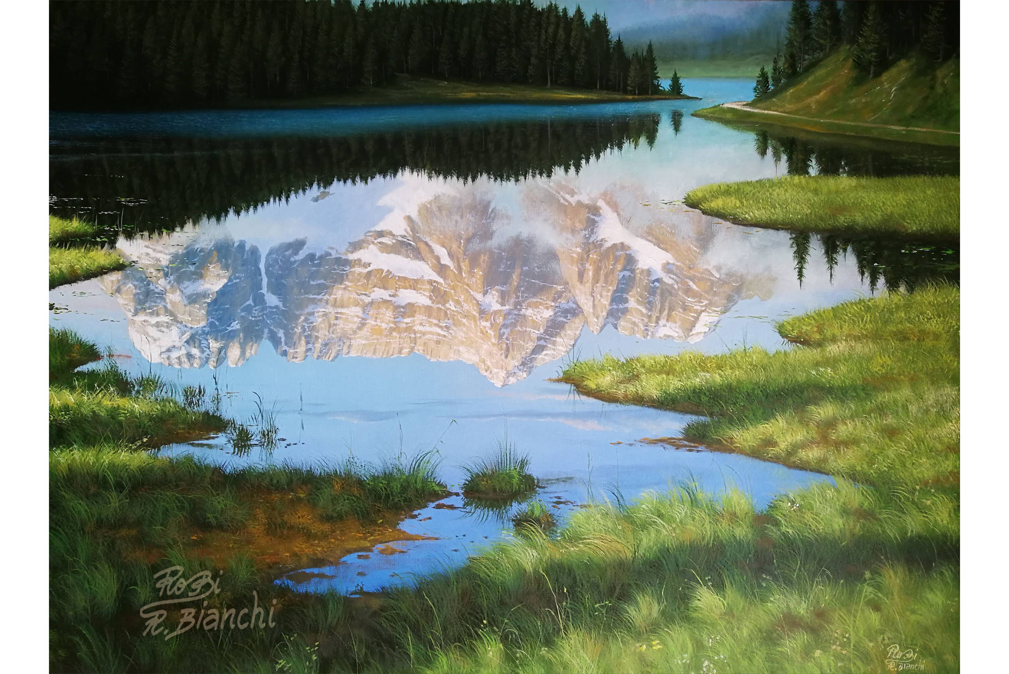 Roberto Bianchi pitture paesaggi