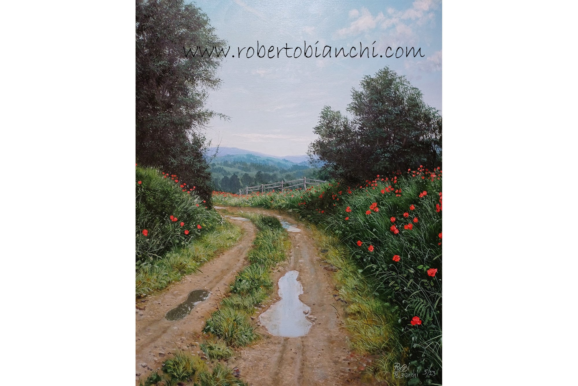 Roberto Bianchi pitture paesaggi