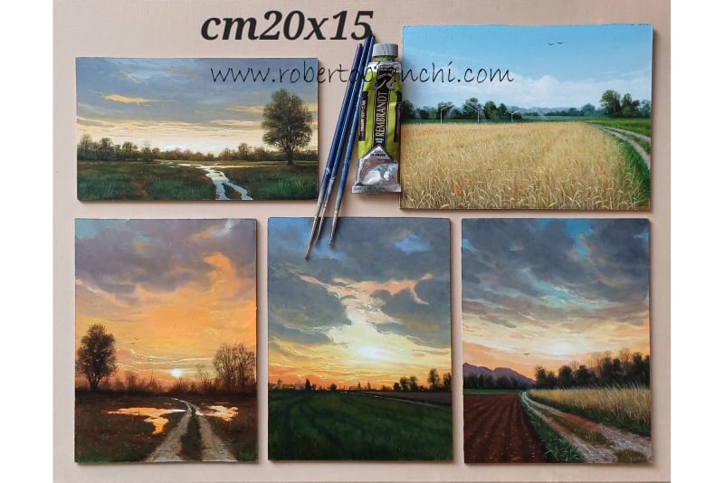 Roberto Bianchi pitture paesaggi