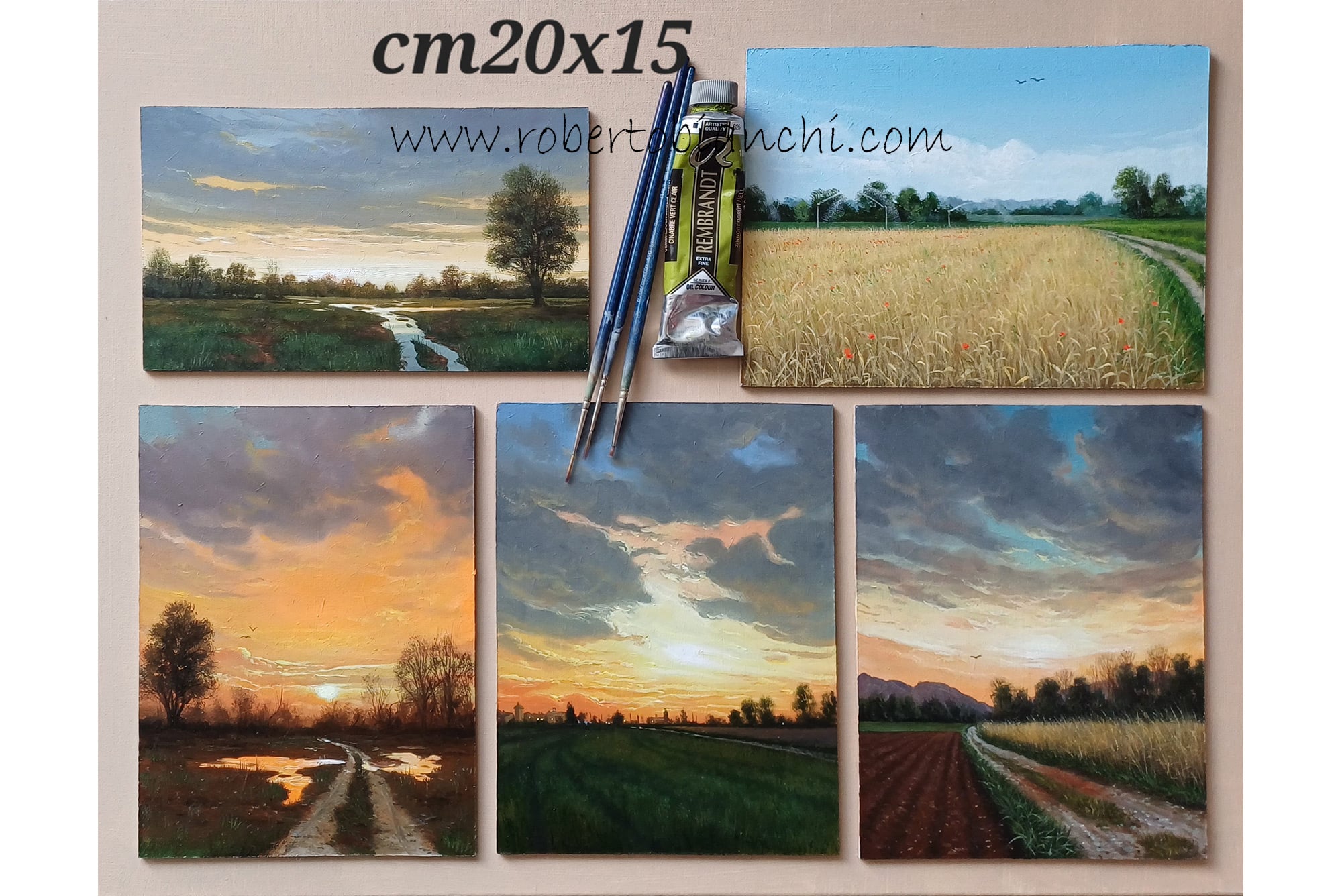 Roberto Bianchi pitture paesaggi